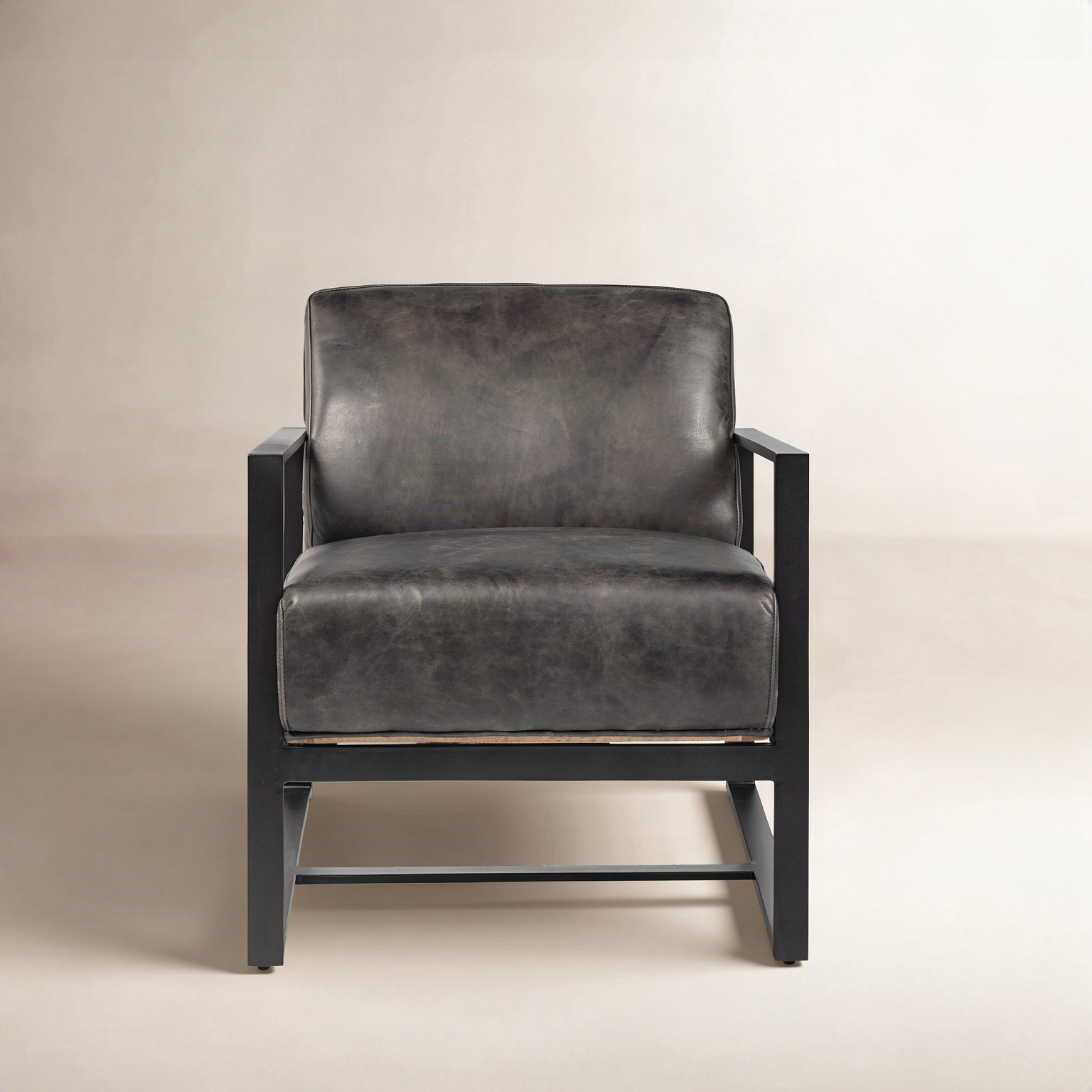 Tiggy Genuine Leather Armchair