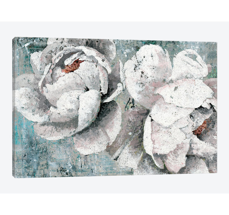 « luxueux jardin », reproduction sur toile, H 12 po x l 18 po x P 1,5 po, Toile tendue