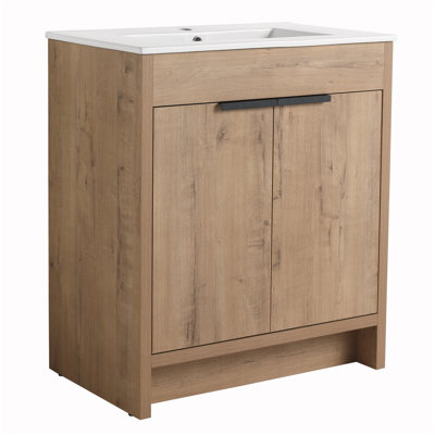 Meuble-lavabo simple 30 po avec plateau Kerl
