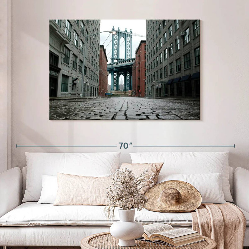 Sireci Cobbled Brooklyn Street NY, 32" H x 48" W