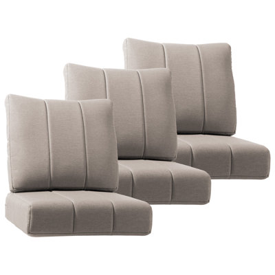 Ensemble de coussins et coussins de patio Allo de 24 po x 24 po x 6 po Allo