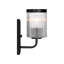 Applique murale d'intérieur pour salle de bain 1 lumière noire matte 4,75 po Rasnick