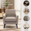 Upholstered Linen Armchair-45427138