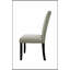 Ensemble de 2 chaises de salle à manger en tissu moderne avec coussins moelleux et garniture cloutée pour une assise confortable