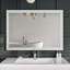 Miroir rectangulaire en bois de chêne gris 42 "x 32" Eviva Reflection-1750878193-1750878157