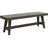 Contemporary Style 1Pc Dining Bench Grey Color Wooden Seat Dining Room Bench
