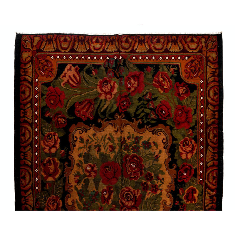 Tapis kilim 7 pi 11,4 pi Bessarabian Vintage