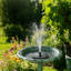 Fontaine de jardin avec bain d'oiseaux