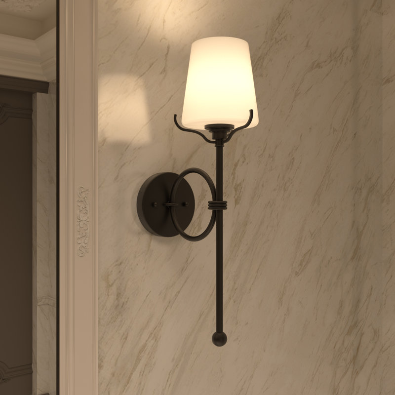 Areyona 1 - Light Dimmable Wallchiere, Aged Zinc