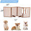 Barrière pour chien autoportante pliable 24 po H 24 po (4 panneaux)-767781081