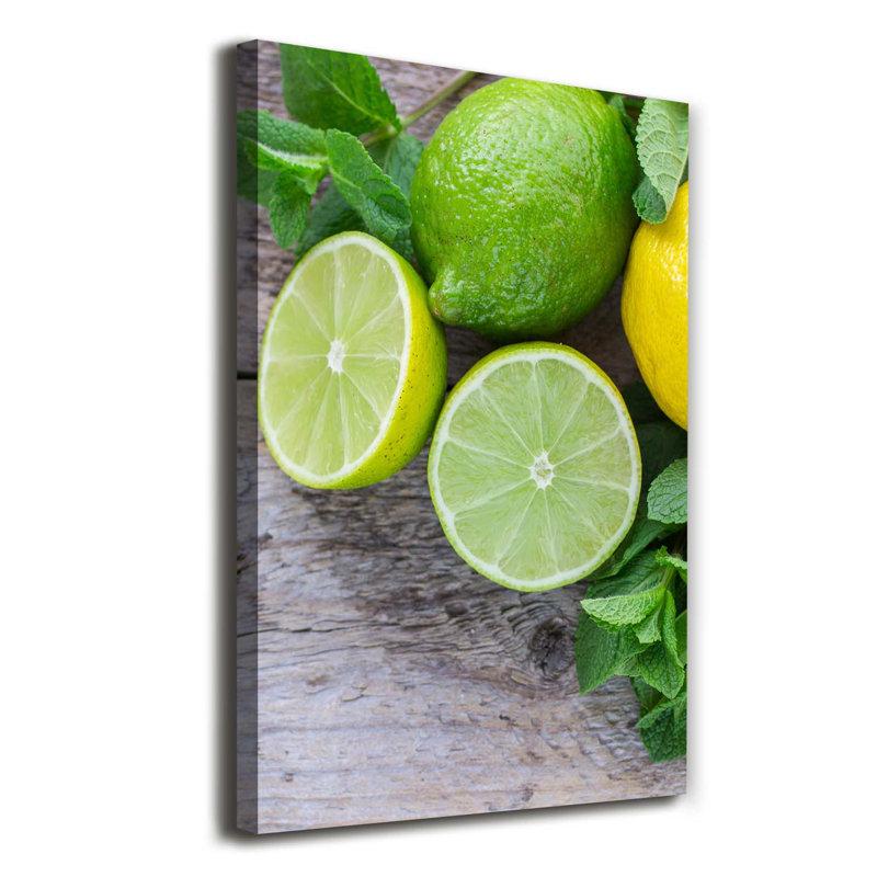 Limes And Lemon - Wrapped Canvas Print