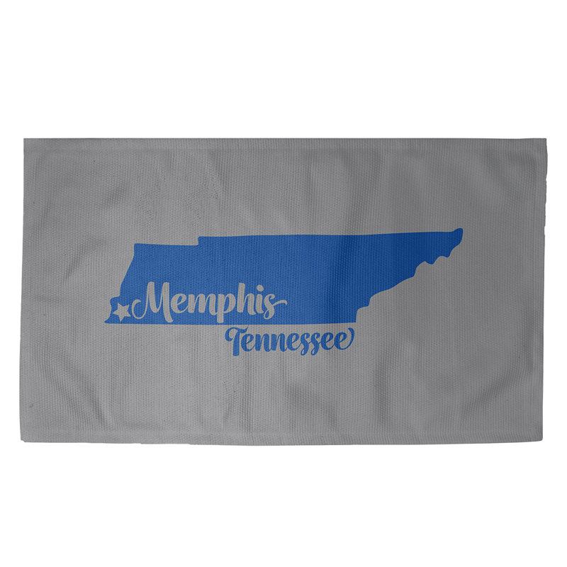 Tapis de zone grise tennessee sports, Rectangle 3 pi x 5 pi