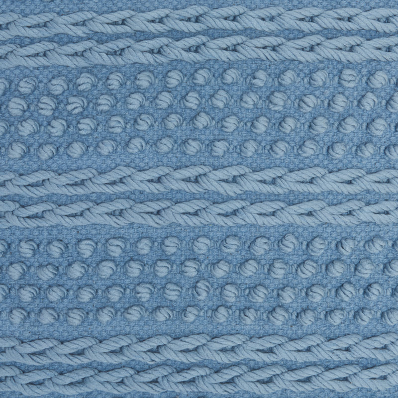 Anastasia Square Pillow Cover and Insert, Ocean Blue