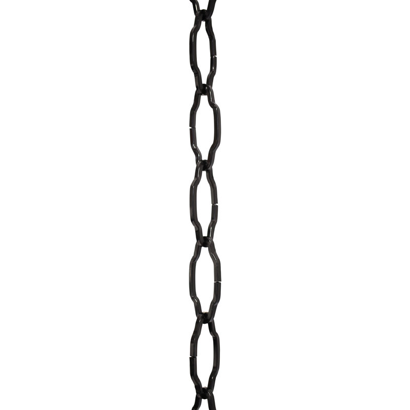 Chaîne décorative de lustre cathédrale, Noir, 120"L x 0.79" W x 0.13"D