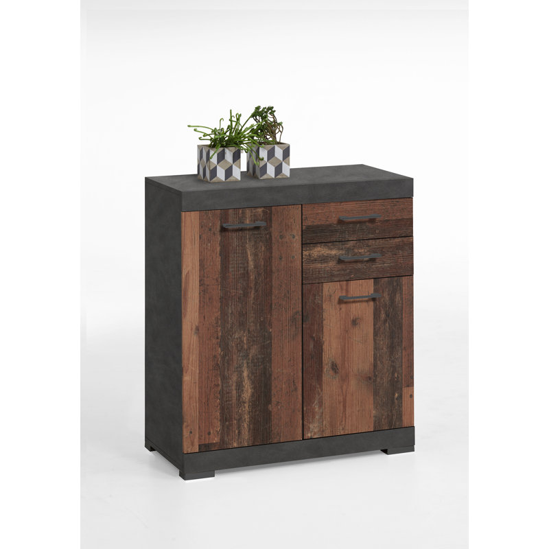 Hamill Solid Wood 80cm W 3 - Drawer Chest of Drawers