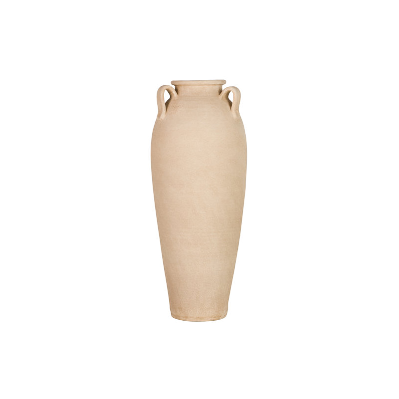 Ceramic / Porcelain Table Vase, Brown, 80cm H x 30cm W x 30cm D