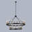 Faolan 36 - Light Wagon Wheel Chandelier
