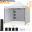 Tente à auvent escamotable robuste de 10 pi x 10 pi avec parois latérales, auvents Easy Up Commercial, blanc