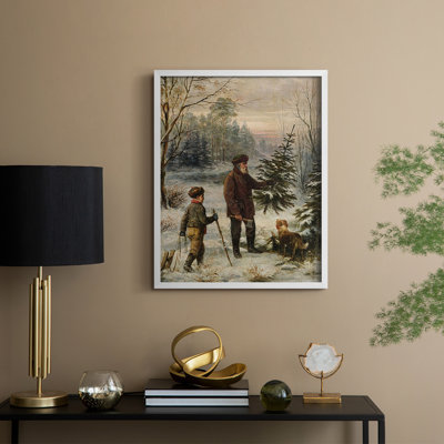 Vintage Landscape CCLIV Framed Print - Solid Wood