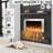Shellenbarger Symple Stuff 5.39 " W Silver Electric Fireplace with BTU 5300