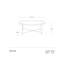 Yasmina Four Leg Coffee Table-36471925