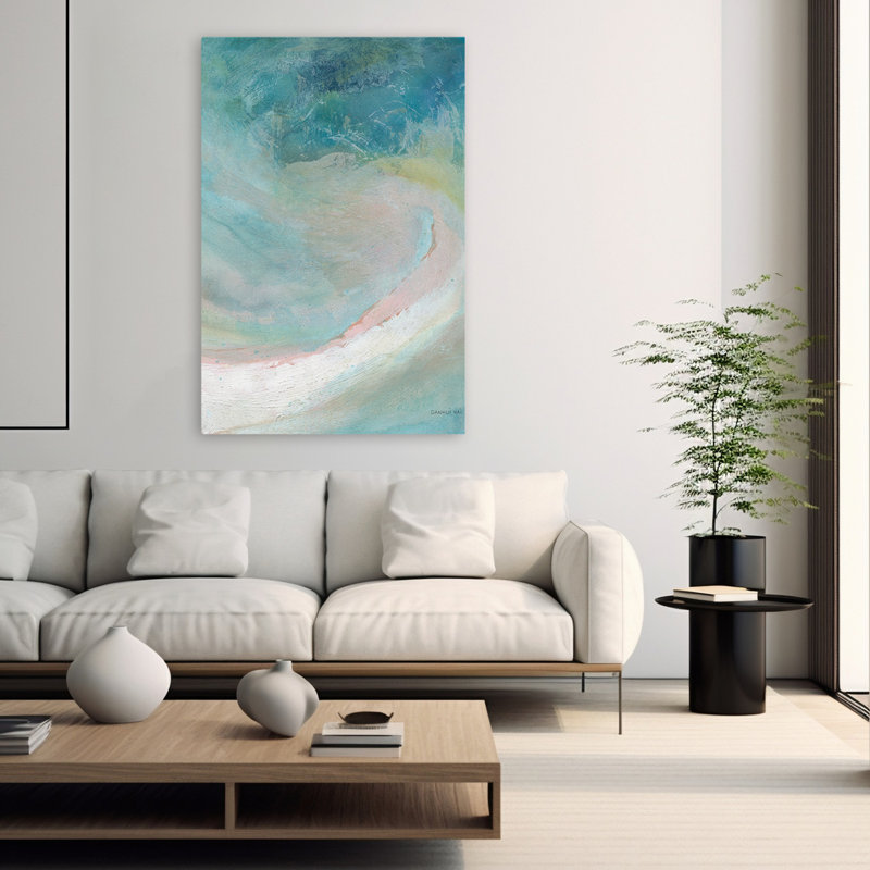 Contemporary and Coastal Cove Diptych II, H 60 po x l 40 po