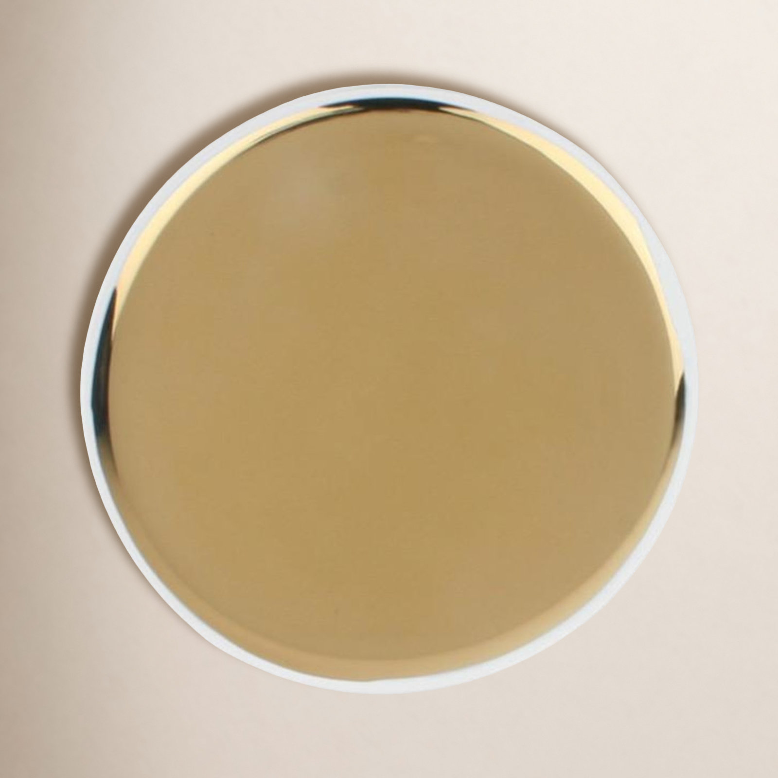 Canvas Home Dauville Porcelain Charger, Gold