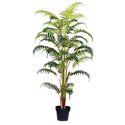 Faux Palm Plant in Pot