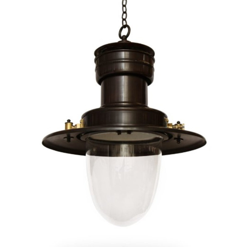 Chandelier, Clear, 35" H x 31" W x 31" D, Dark Bronze