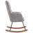 Khennedi Rocking Chair Velvet-1609273467