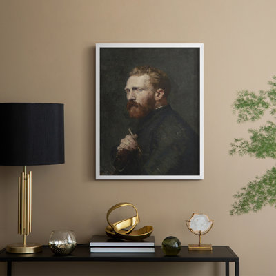 Vintage Portrait Print CXL Framed Print - Solid Wood