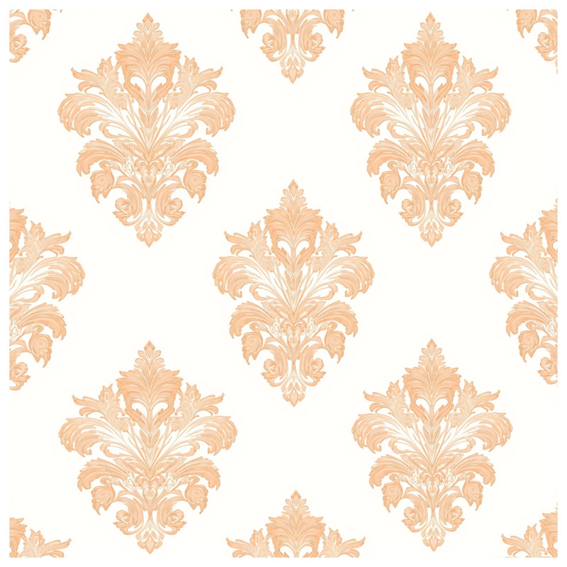 Couvertures damassées à motif floral, 60in W x 80in H