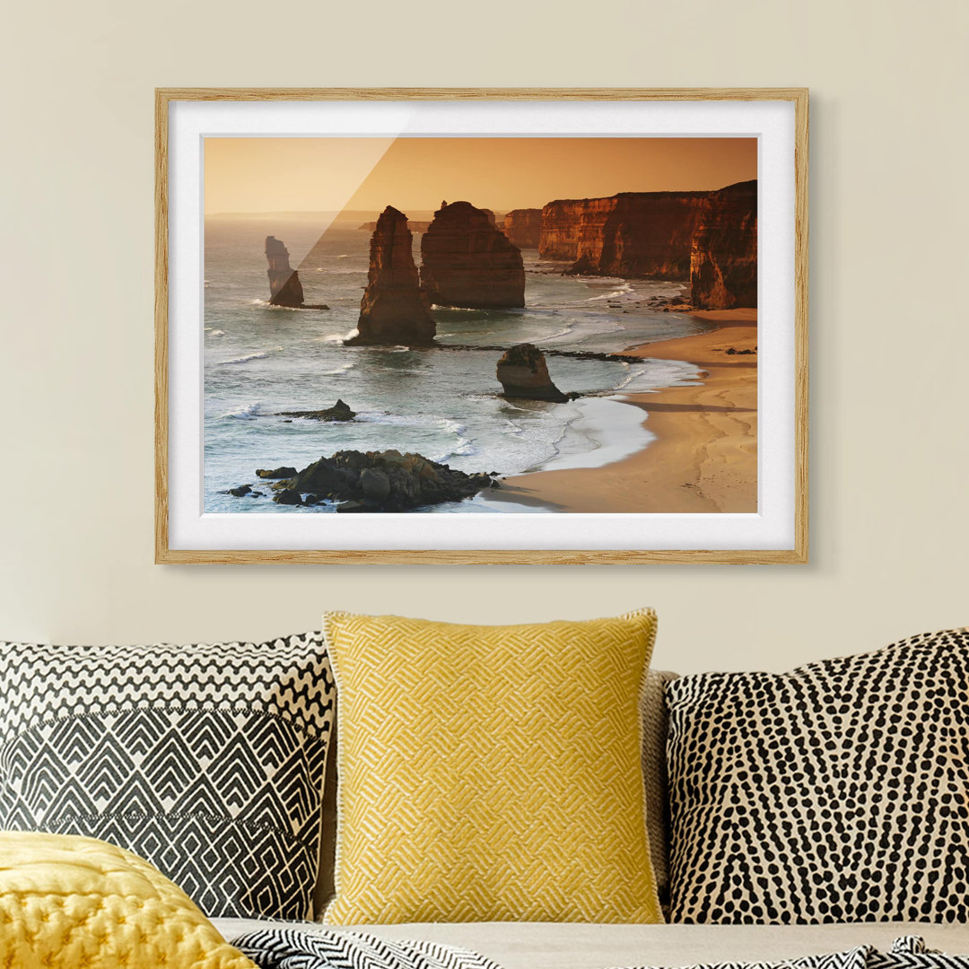 Gerahmtes Poster Twelve Apostles in Australia