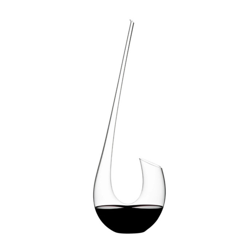 RIEDEL 2007/02 Swan Lightweight 56 Fluid Ounce Decanter, Clear, Crystal Made