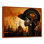 Portrait géométrique urbain africain Fashionista III - art mural africain