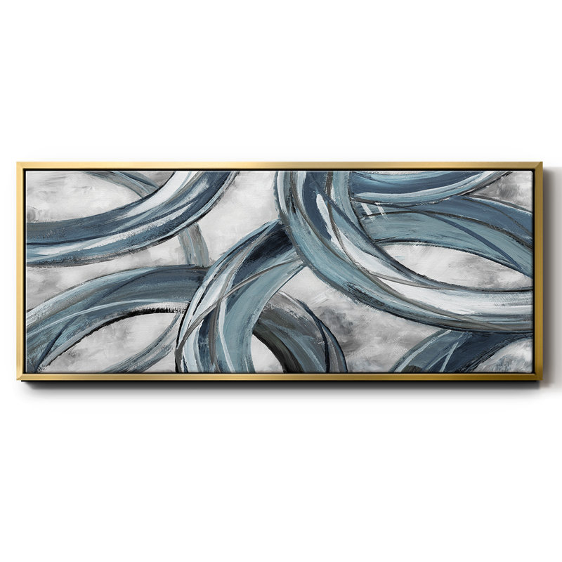 Ring Around- Framed Canvas, 12" H x 30" W