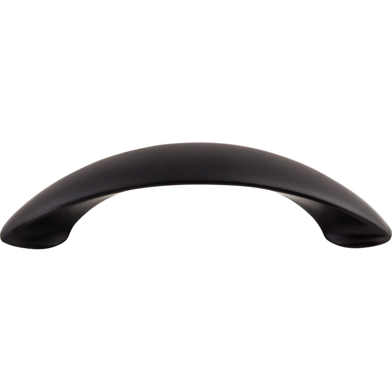New Haven Bar pull, Flat Black, 3 3/4" Center to Center
