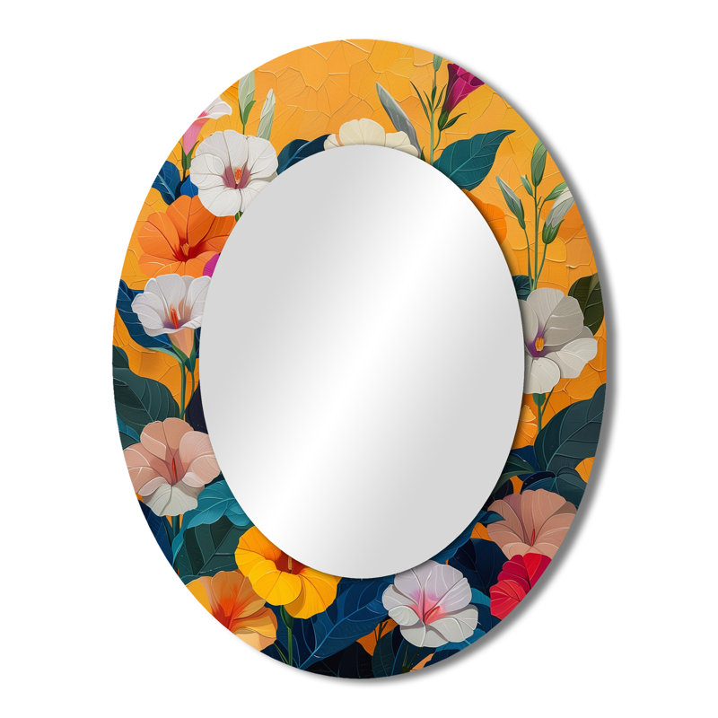 Miroir mural orange orange, 43 po x 33 po