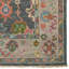 Elan Hand Knotted Wool Oriental Area Rug in Charcoal Gray, Rose, Purple, Multicolor-1462383807