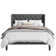 Hilbert Upholstered Low Profile Platform Bed Frame with Headboard