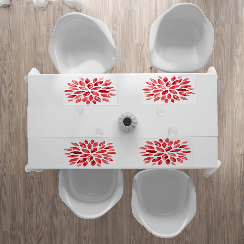Polyester Floral Rectangle Placemat