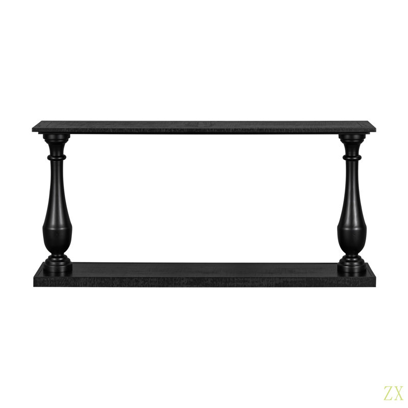 Vintage Sofa Table - Space-Saving Design With Luxurious Pine Veneer And Elegant Tapered Legs, Modern Narrow Entryway Table For Living Room, Study, Foyer, Or Bedroom