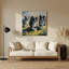 Chiens, berger australien, art mural en métal beige-1954183425