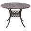 Round Outdoor Dining Table With Umbrella Hole , 41'' in. W 41'' in. D-598221686