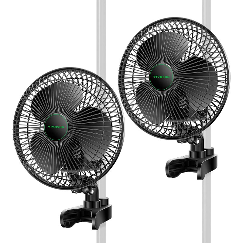 Ventilateur à pince 12 po Vivosun, Noir