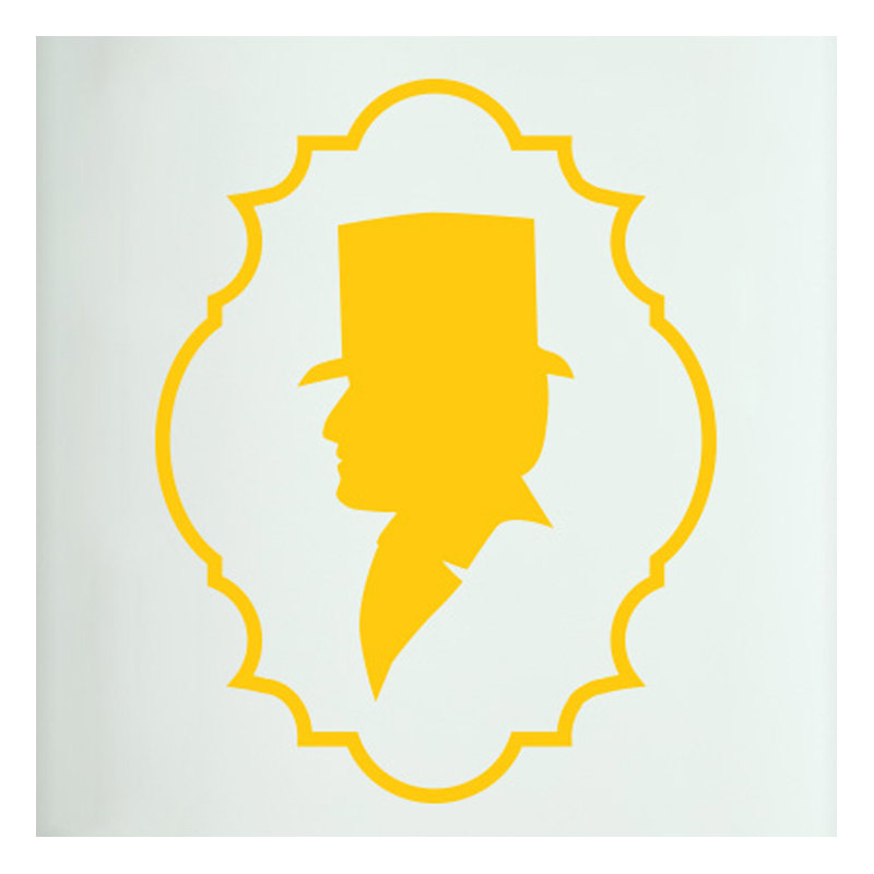 Wall Decal, Dark Yellow