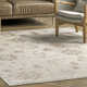 Elverta Medallion Machine Washable Runner Rug for Living Room Bedroom Dining Room Entryway Hallway Kitchen, Beige/Ivory