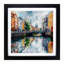 City Of Dublin Impressionism - Framed Print-1388792842