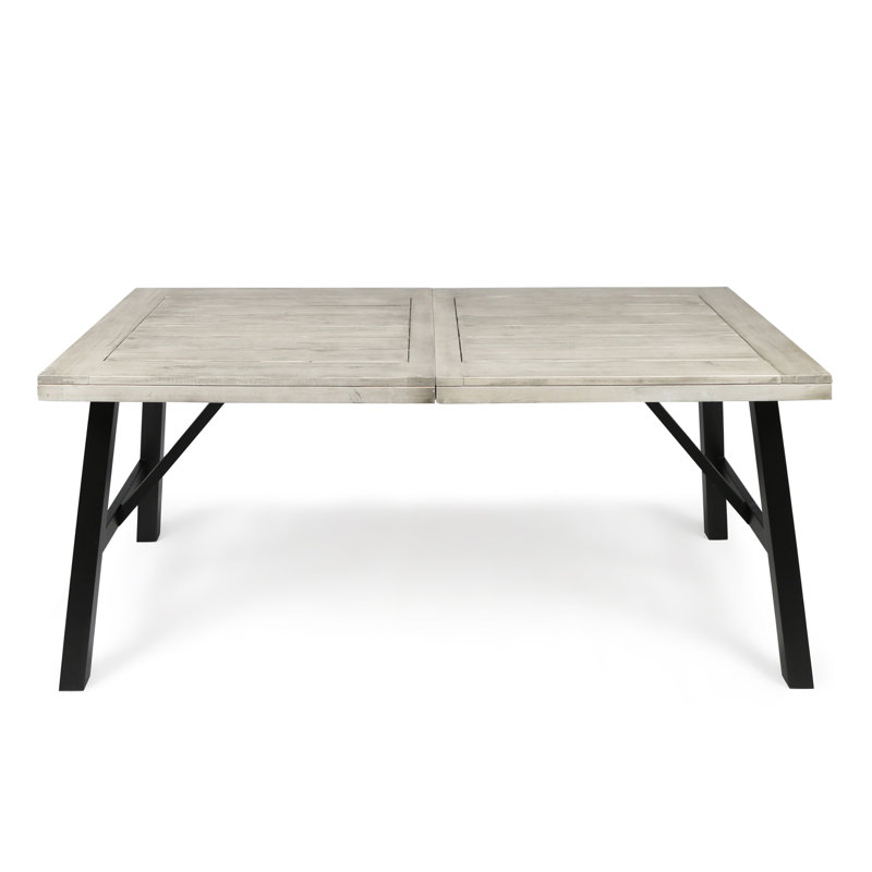 Table de salle à manger Alta, Gris clair