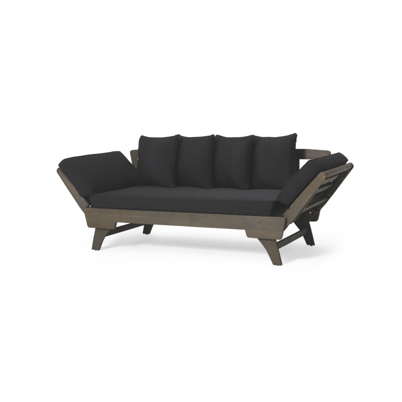 OTTAVIO SOFA DAYBED - GREY, Gray/Black